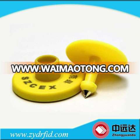 RFID Customized TPU/ABS Silicone Material RFID Ear Tag For Animial Cattle Tracking and Management